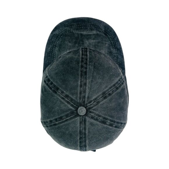 Jenni Washed Black StrapBack Hat - One Size - Picture 3 of 7